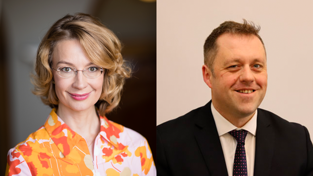Kuvassa ministeri Tuppurainen ja Irlannin eurooppaministeri Thomas Byrne