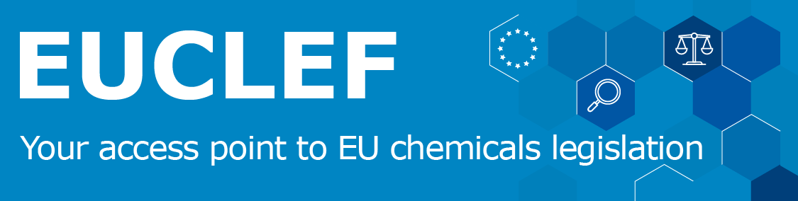 Banneri EUCLEF, Copyright European Chemicals Agency.