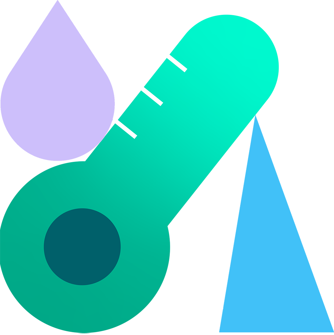 Piirretty lämpömittari.