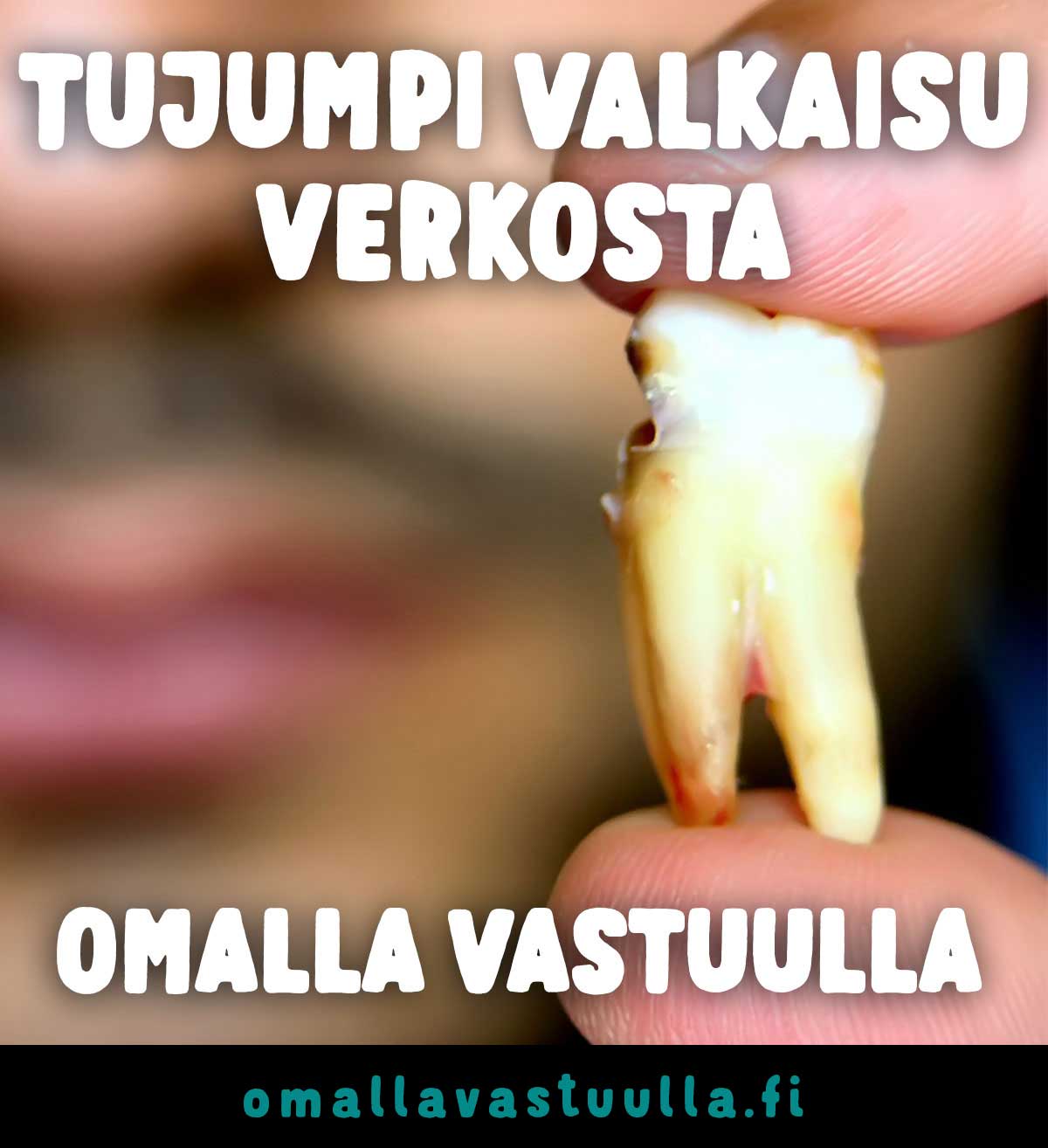 Tujumpi valkaisu verkosta, omalla vastuulla